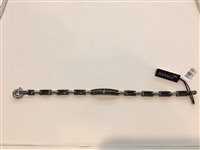 Pulsera Baraka Hombre in Acero Diamante 0.02 Ct BR221061ROAD210004 - BR221061ROAD210004